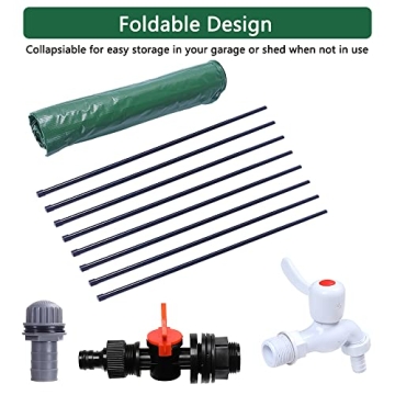 Outvita 132 Gallon Rain Barrel for Eco-Friendly Water Savings