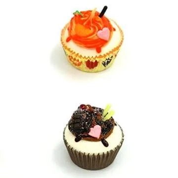 Nice purchase 6Color Realistic Artificial Fake Cake Cupcake Model Home Staging Equipment Crafts Photography Props Home Decoration