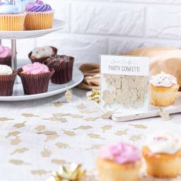 50 x Gold Middle finger Confetti | Divorce Party Table Decorations | Breakup party decorations