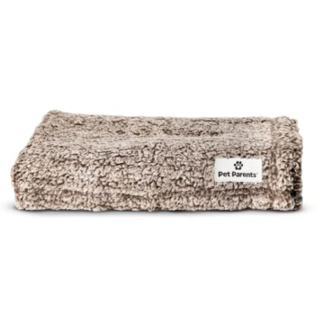 Pet Parents Premium Sherpup Blanket - Ultra Soft, Water Resistant, Reversible for Dogs & Cats