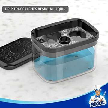 MR.SIGA Elegant Dish Soap Dispenser for Kitchen