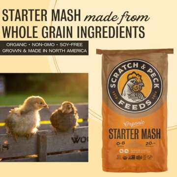 Scratch and Peck Organic Starter Mash for Chickens & Ducks