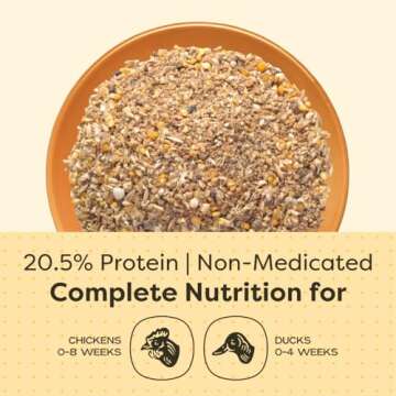 Scratch and Peck Organic Starter Mash for Chickens & Ducks