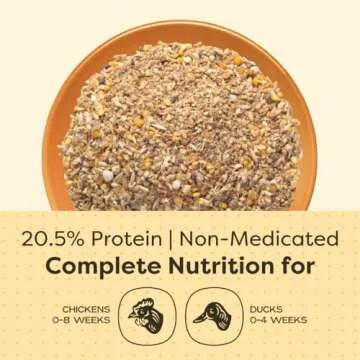 Scratch and Peck Organic Starter Mash for Chickens & Ducks