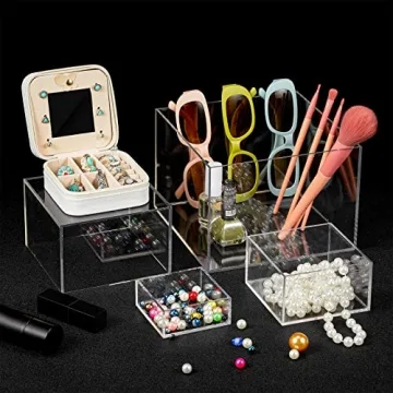 Geelin Acrylic Display Boxes | Elegant 6 Pack for Events
