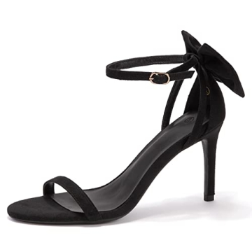 Coutgo Women’s Stylish Bow Tie High Heels for Events