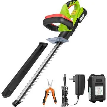 VIVOSUN 20" Cordless Hedge Trimmer with Battery