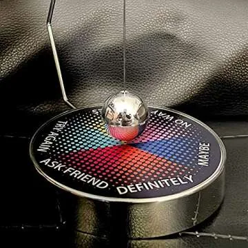 Magnetic Decision Maker Swing Pendulum Office Desk Decoration Toy,Novelty Gadget Gift