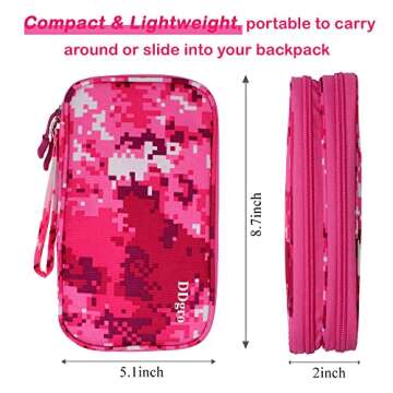 DDgro Travel Organizer for Women to Organize and Storage Tech Accessories Electronics Cords Charger ...