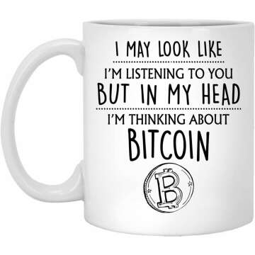 Funny Bitcoin Mug for Crypto Lovers - 11oz Gift Idea