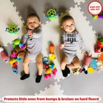 Extra Large Non-Toxic Baby Play Mat for Infants & Toddlers