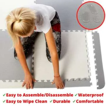Extra Large Non-Toxic Baby Play Mat for Infants & Toddlers
