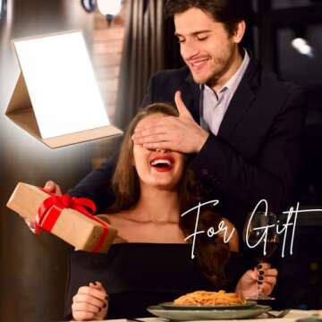 HORIUCHI Folding Travel Mirror, Portable Foldable Mirror, for Travel, Camping, Home (6.8L× 4.9W, M Beige)