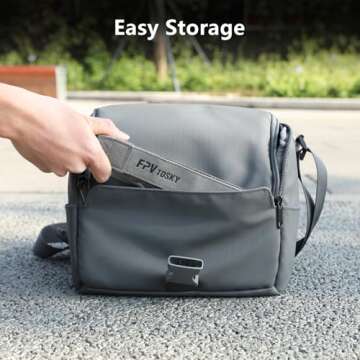 FPVtosky Lanyard for DJI RC & RC 2 & RC Pro Controller, DJI Mini 4 Pro Lanyard RC Neck Strap, Soft Leather Lanyard Compatible with DJI Flip/Mini 3 / Mavic 3 / Air 3S / Remote Controller Accessories