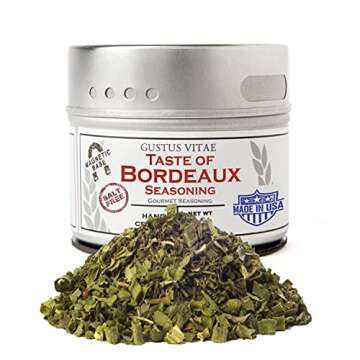 Luxury Gourmet Seasonings, Spices & Infused Sea Salts Collection | Non GMO, All Natural | 6 Magnetic Tins | Handmade in Small Batches | Sustainably Sourced Artisanal Spice Blends | Made in USA | GLP-1 Friendly | Gustus Vitae | #42