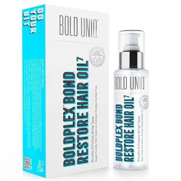Boldplex 7 Hair Oil for Dry & Damaged Hair - Adds Shine, Strengthens, Smooths Split Ends & Frizz, Mo...