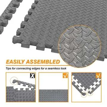 Mat Block Interlocking Foam Exercise Floor Mats for Home Gym