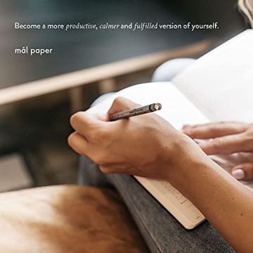 Mal Paper Daily Goal Setter Planner | Luxury Undated Goal Diary