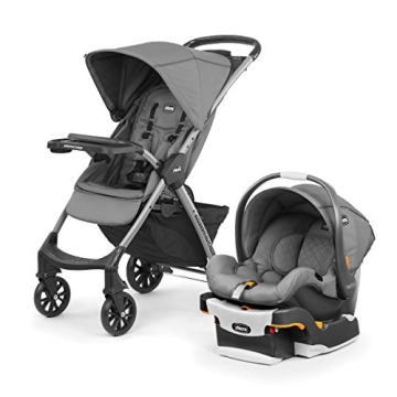 Chicco Mini Bravo Plus Travel System in Slate Style