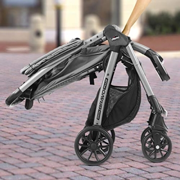 Chicco Mini Bravo Plus Travel System in Slate Style