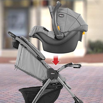 Chicco Mini Bravo Plus Travel System in Slate Style