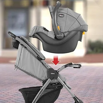 Chicco Mini Bravo Plus Travel System in Slate Style