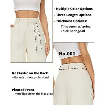 FUNYYZO Women's Stylish Wide Leg Pants for All Occasions