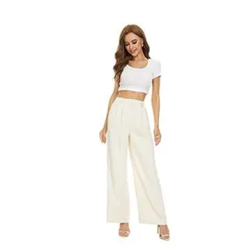 FUNYYZO Women's Stylish Wide Leg Pants for All Occasions