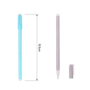Pretty Candy Color Pen Black Ink Gel Nice Cute Ballpoint Rollerball Pens Roller Ball Fine Porous Poi...