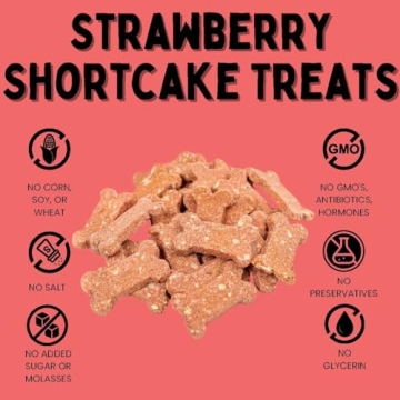 Winnie Lou Strawberry Shortcake Biscuits for Healthy Dogs