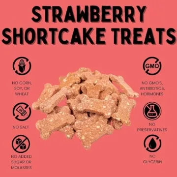 Winnie Lou Strawberry Shortcake Biscuits for Healthy Dogs