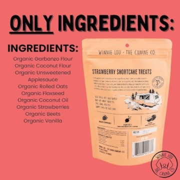 Winnie Lou Strawberry Shortcake Biscuits for Healthy Dogs
