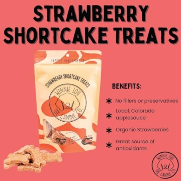 Winnie Lou Strawberry Shortcake Biscuits for Healthy Dogs