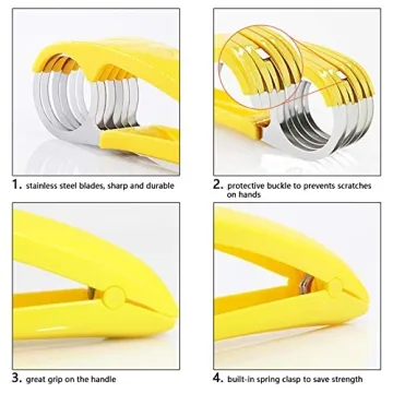 Effortless Banana Slicer for Quick Fruit Preparation