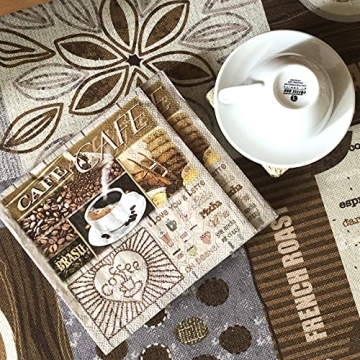 20-ct Brasil Coffee Decorative Napkins for Any Occasion