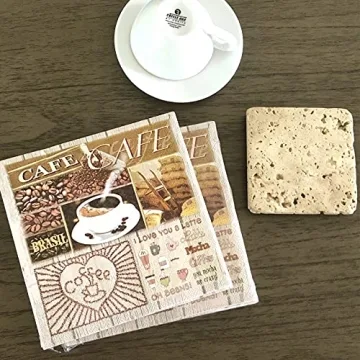 20-ct Brasil Coffee Decorative Napkins for Any Occasion