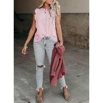 SHEWIN Casual Tank Tops for Women 2024 - Lightweight & Stylish