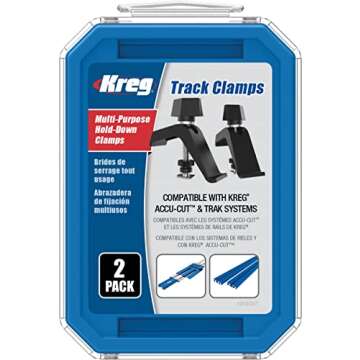 Kreg Tool KMA7520 Track Clamps - The Ultimate Woodworking Accessory