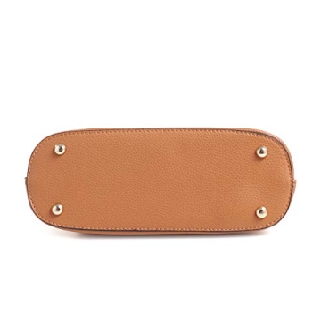 SG SUGU Lunar Lightweight Dome Crossbody Bag - Cognac