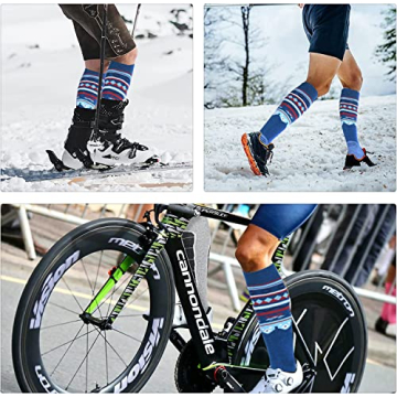 FAYHIJUN Ski Socks for All Ages - Warm & Comfortable