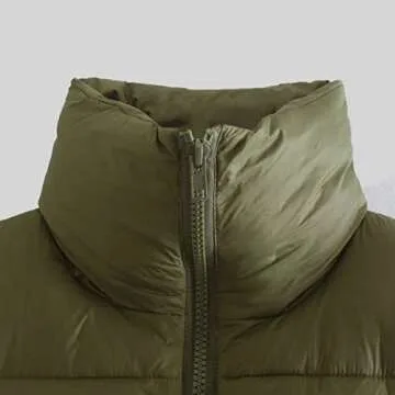 Stylish Women's Cropped Puffer Vest for Winter Fashion