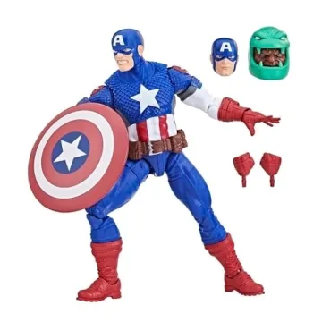 Marvel Legends Series: Ultimate Captain America Ultimates, Classic Comic Collectible 6 Inch Action F...