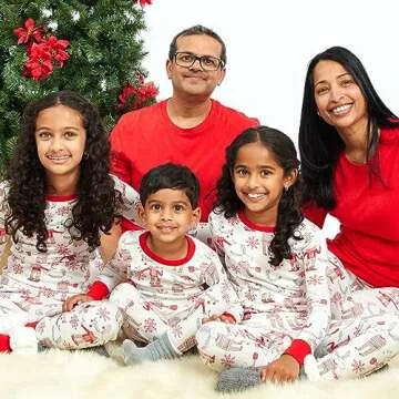Organic Family Matching Holiday Pajamas for Everyone