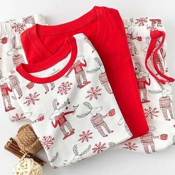 Organic Family Matching Holiday Pajamas for Everyone