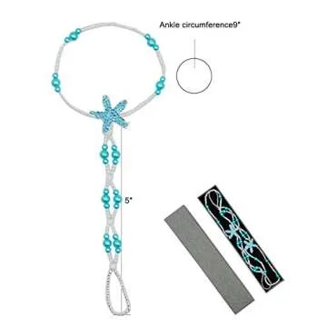 Elegant Bienvenu Beach Wedding Anklet Sandals for Women