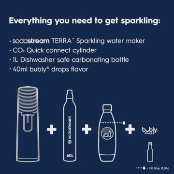 SodaStream Terra Sparkling Water Maker - Black Set