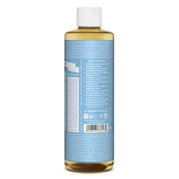 Dr. Bronner’s - Pure-Castile Liquid Soap (Baby Unscented, 16 Ounce) - Made with Organic Oils, 18-i...