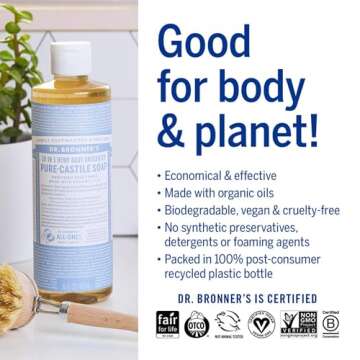Dr. Bronner’s Baby Unscented Soap - Organic & Versatile
