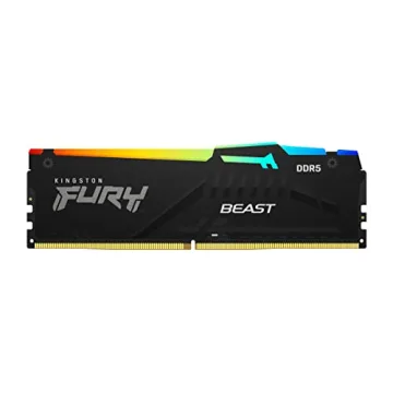 Kingston Fury Beast 64GB DDR5 6000MT/s CL36 RGB Memory Kit | Stunning Aesthetics & Performance