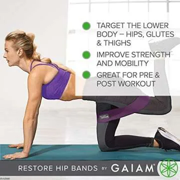 Gaiam Restore Booty Bands for Lower Body Strength